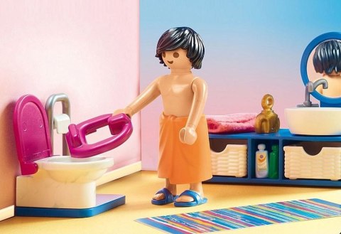 Zestaw z figurkami Dollhouse 70211 Łazienka z wanną Playmobil