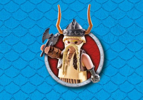 Zestaw z figurkami Dragons 9461 Pyskacz Gbur z katapultą do owiec Playmobil