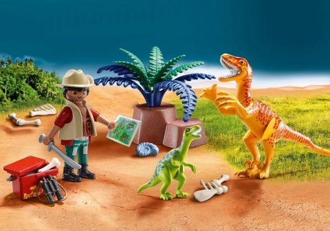 Klocki Dinos 70108 Skrzyneczka Odkrywca dinozaurów Playmobil