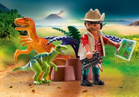 Klocki Dinos 70108 Skrzyneczka Odkrywca dinozaurów Playmobil