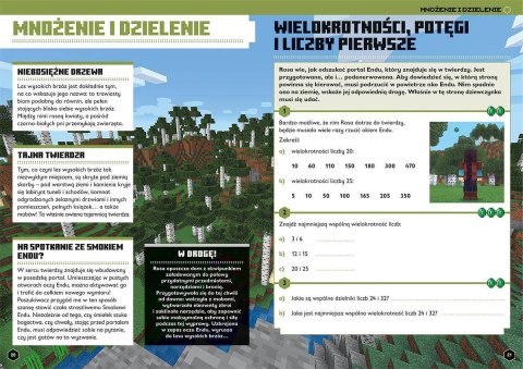 Książeczka Minecraft. Matematyka. Megazadania. 12+ Harper Collins