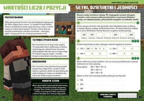 Książeczka Minecraft. Matematyka. Megazadania. 9+ Harper Collins