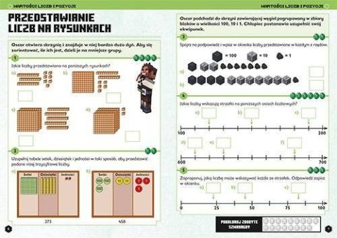 Książeczka Minecraft. Matematyka. Megazadania. 9+ Harper Collins