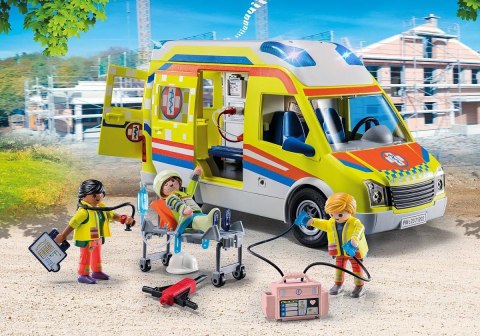 Zestaw City Life 71202 Karetka pogotowia ze światłem i dźwiękiem Playmobil