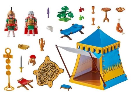 Zestaw figurek Asterix 71015 Namiot dowódcy z generałami Playmobil