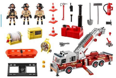 Zestaw figurek City Action 70935 Wóz strażacki: US Tower Ladder Playmobil