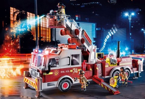 Zestaw figurek City Action 70935 Wóz strażacki: US Tower Ladder Playmobil