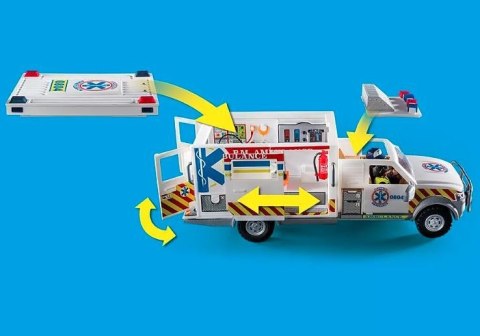 Zestaw figurek City Action 70936 Ambulans pogotowia ratunkowego: US Ambulance Playmobil