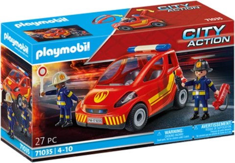 Zestaw figurek City Action 71035 Mały samochód strażacki Playmobil