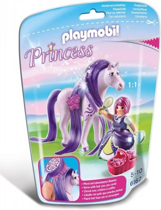 Zestaw figurek Princess 6167 Konik do czesania Viola Playmobil