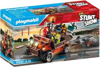 Zestaw figurek Stunt Show 70835 Lotniczy pokaz kaskaderski: Mobilny serwis Playmobil