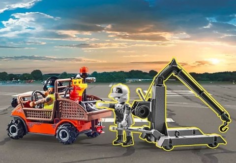 Zestaw figurek Stunt Show 70835 Lotniczy pokaz kaskaderski: Mobilny serwis Playmobil