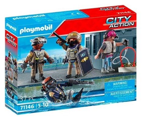 Zestaw figurek jednostki specjalnej City Action 71146 Playmobil