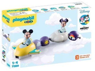 Zestaw z figurkami 1.2.3 Disney 71320 Przejażdżka w chmurach Miki i Minnie Playmobil