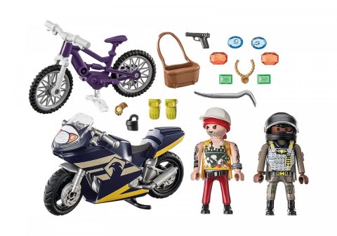 Zestaw z figurkami City Action 71255 Starter Pack Jednostka specjalna ze złodziejem biżuterii Playmobil