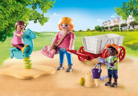 Zestaw z figurkami City Life 71258 Starter Pack Opiekunka z wózkiem Playmobil