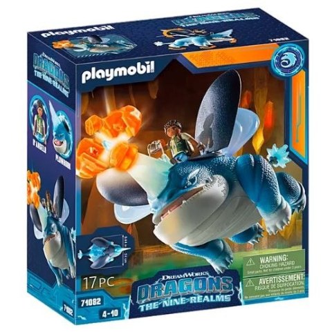 Zestaw z figurkami Dragons 71082 Plowhorn & D'Angelo Playmobil