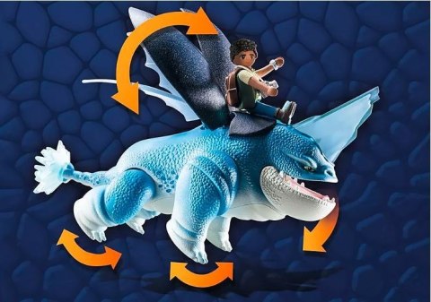 Zestaw z figurkami Dragons 71082 Plowhorn & D'Angelo Playmobil