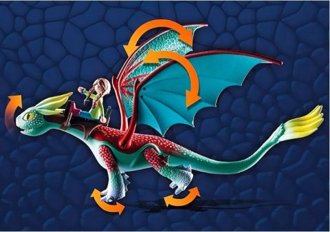 Zestaw z figurkami Dragons 71083 Feathers & Alex Playmobil