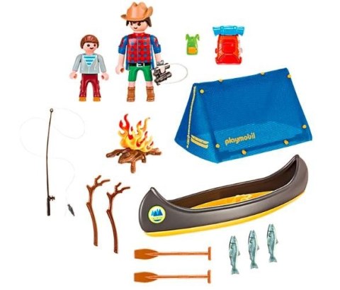 Zestaw z figurkami Family Fun 9323 Skrzyneczka Kamping Playmobil