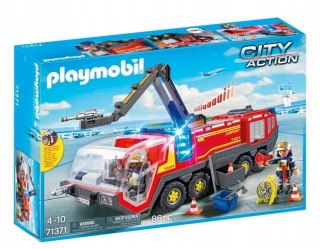 City Action 71 371 Pojazd strażacki na lotnisku ze światłem Playmobil