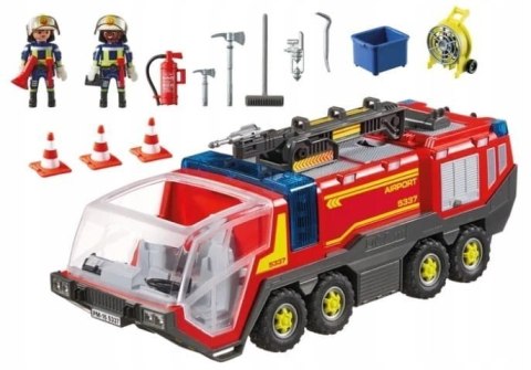 City Action 71 371 Pojazd strażacki na lotnisku ze światłem Playmobil