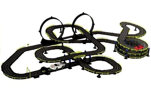 Tor Wyścigowy 2 Autka Kontrolery Slot Cars 1:43 LEAN Toys