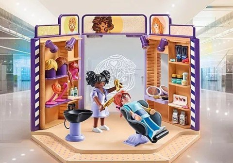 Zestaw My life 71535 Barbershop i salon fryzjerski Playmobil