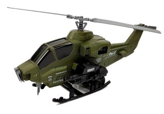 Zestaw Wojskowy Helikopter Hełm Żołnierz LEAN Toys