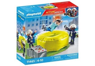 Zestaw figurek Action Heroes 71465 Strażacy z poduszką powietrzną Playmobil