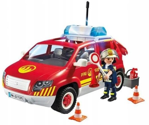 Zestaw figurek City Action 71375 Samochód komendanta straży pożarnej Playmobil