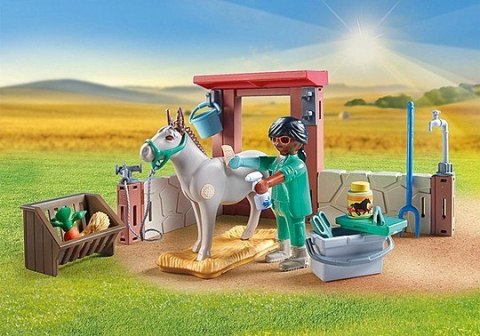 Zestaw figurek Country 71471 Weterynarz z osiołkami Playmobil