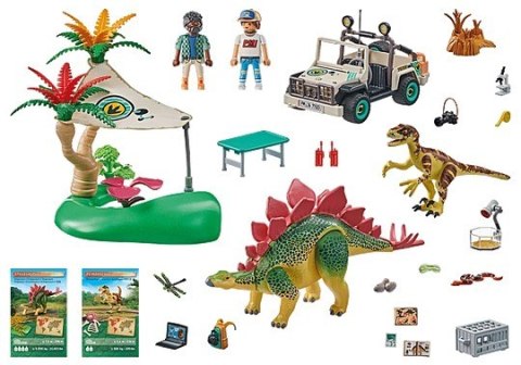 Zestaw figurek Dinos 71523 Obóz badawczy z dinozaurami Playmobil