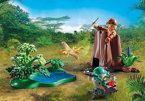 Zestaw figurek Dinos 71525 Stacja badawcza dla dinozaurów Dimorfodonów Playmobil