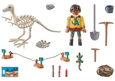 Zestaw figurek Dinos 71527 Wykopalisko ze szkieletem dinozaura Playmobil