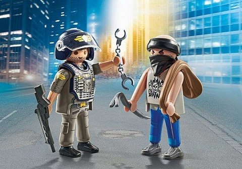 Zestaw figurek Duo Pack 71505 Jednostka specjalna i bandyta Playmobil