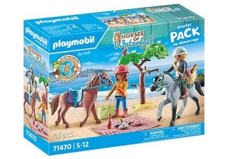 Zestaw figurek Horses 71470 Wycieczka konna na plażę z Amelią i Benem Playmobil