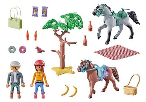 Zestaw figurek Horses 71470 Wycieczka konna na plażę z Amelią i Benem Playmobil