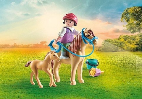 Zestaw figurek Horses 71498 Dziecko z kucykiem i źrebakiem Playmobil