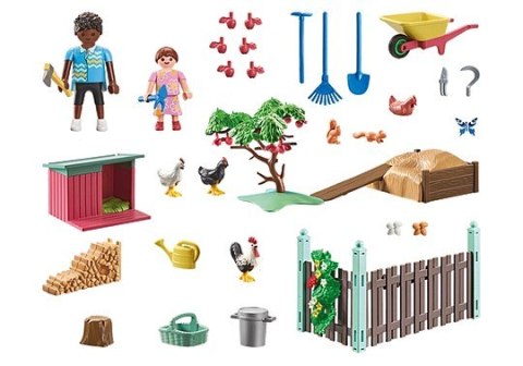 Zestaw figurek My Life 71510 Mała kurza ferma w ogródku Tiny House Playmobil