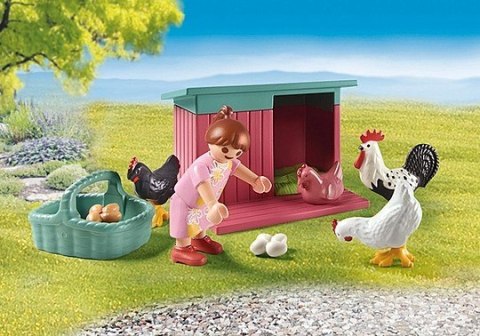 Zestaw figurek My Life 71510 Mała kurza ferma w ogródku Tiny House Playmobil