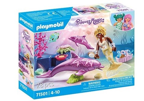 Zestaw figurek Princess Magic 71501 Syrenka z delfinami Playmobil