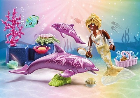 Zestaw figurek Princess Magic 71501 Syrenka z delfinami Playmobil