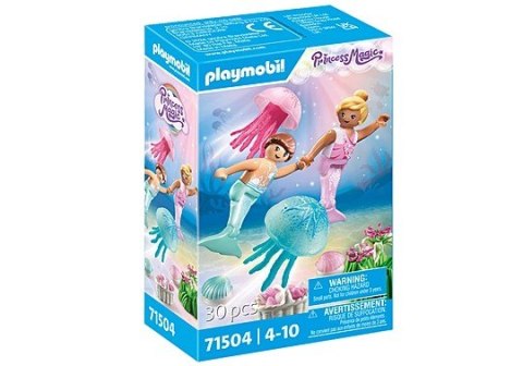 Zestaw figurek Princess Magic 71504 Małe syrenki z meduzą Playmobil