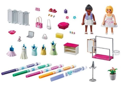 Zestaw z figurkami Color 71372 Butik z odzieżą Playmobil