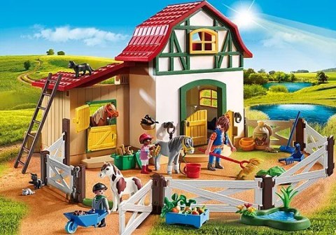 Zestaw z figurkami Country 5684 Farma kucyków Playmobil