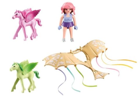 Zestaw z figurkami Princess Magic 71363 Niebiańska wycieczka z młodym pegazem Playmobil