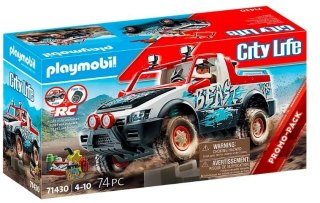 Zestaw z pojazdem City Life 71430 Samochód rajdowy RC Playmobil