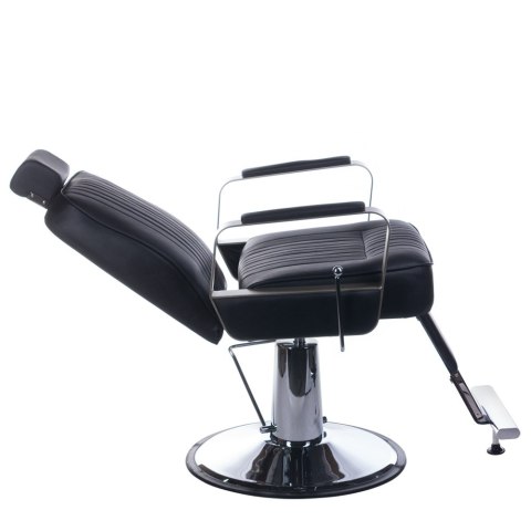 Fotel barberski HOMER BH-31237 Czarny