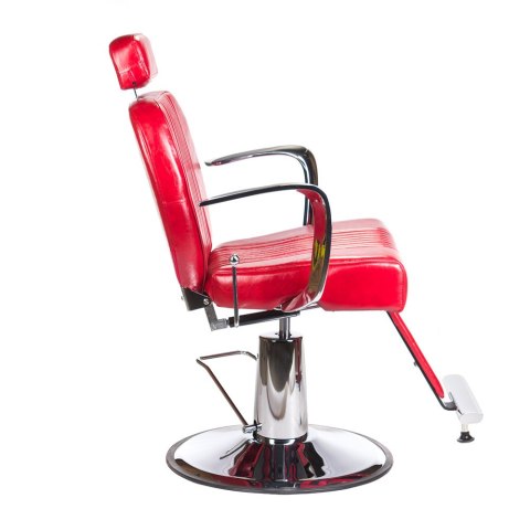 Fotel barberski OLAF BH-3273 Czerwony